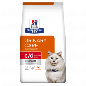Hills Prescription Diet c/d Urinary Stress - диета за котки страдащи от идиопатичен цистит и за профилактика на уролити 400 гр.